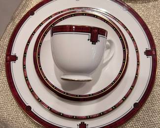 Pfaltzgraff "Marquetry" bone china 5pc set