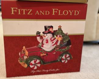 Fitz and Floyd  cookie jar