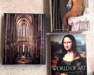 Paintings in the Louvre & World of Art - coffee table books 