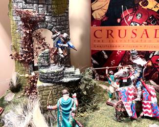 Miniature pewter Crusaders 