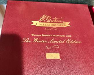 William Britain collectors Club "The Winter" Limited Edition
