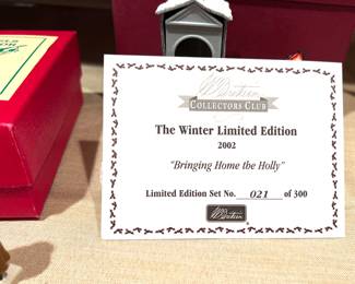 William Britain collectors Club "The Winter" Limited Edition