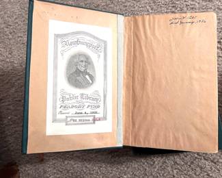 Hand Written binding - Recollections of The Private Line of Napoleon - Constant - Vol. 1,2 & 3