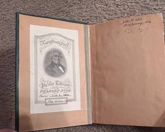 Hand Written binding - Recollections of The Private Line of Napoleon - Constant - Vol. 1,2 & 3