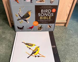 Large book - Bird Songs Bible - sings the song of each bird 