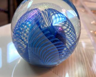 Caithness Ribbon paperweight 