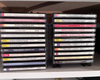 Tons of CD's - it may not look like tons here but more pictures are coming next week