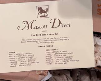 Mascott Direct "Civil War Chess Set" 