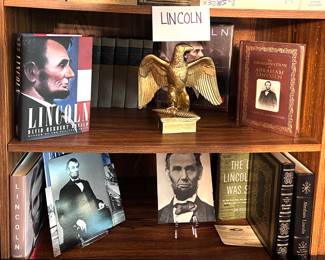 Collection of Lincoln books (Gold Eagle is not for sale)