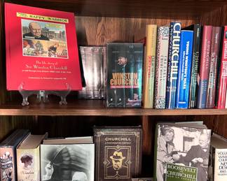 Winston Churchill book collection 