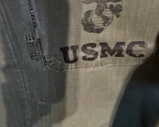 WW11 - USMC "P58" utility shirt w/pants