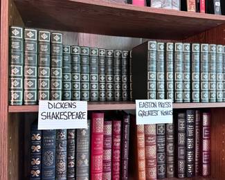 Easton Press Dickens Shakespeare & Greatest Novels collections 