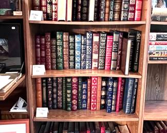 Complete set of Easton Press 100 Greatest Books Ever Written - Never used -SOLD ONLY AS A SET