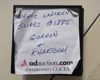 1885 Magic Lantern Slides - Major General Charles George Gordon  - Gordon of Khartoum