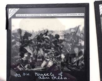 1885 Magic Lantern Slides - Major General Charles George Gordon  - Gordon of Khartoum