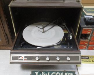 Vintage record player