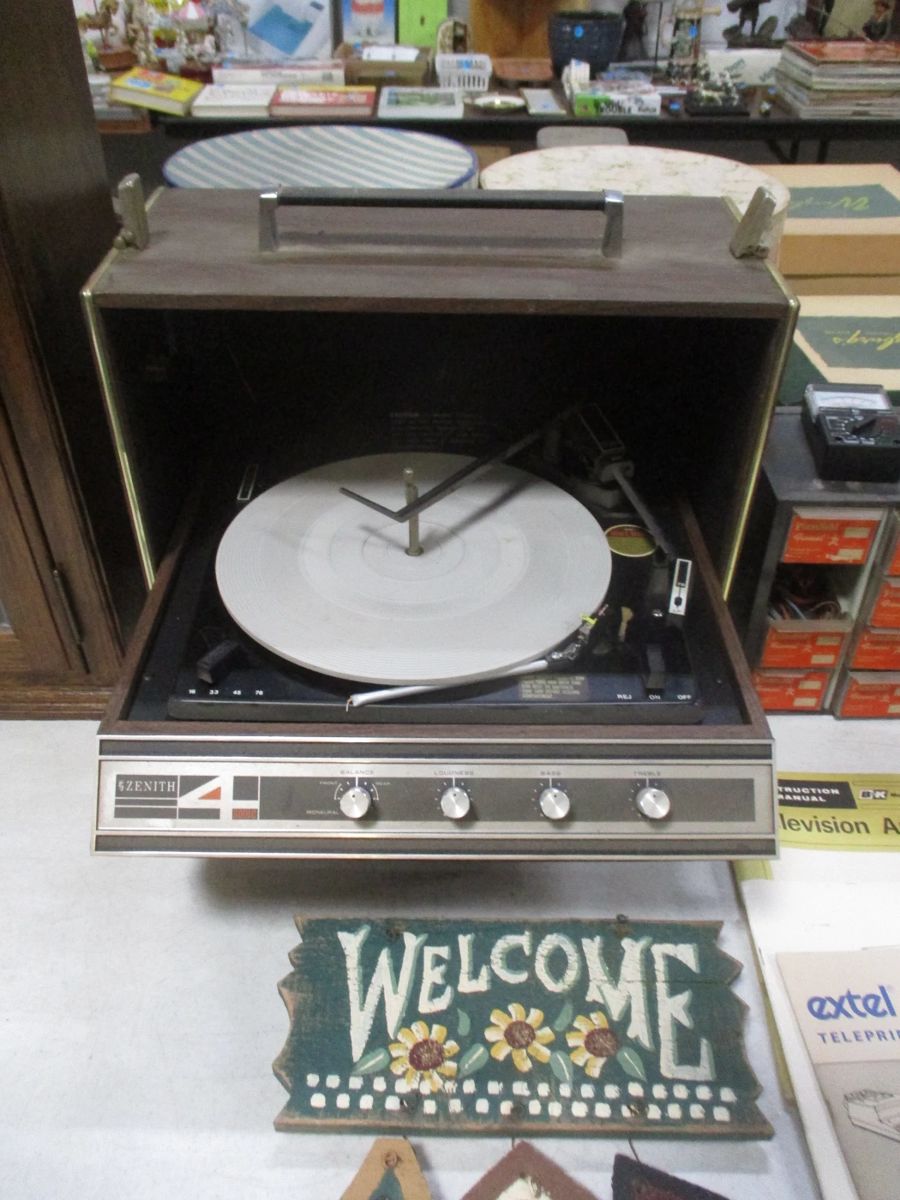 Vintage record player