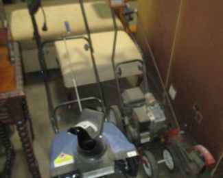 Snowblower and lawn edger