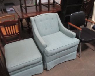 Chair and ottoman