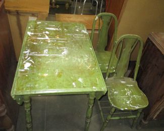 Table and chairs
