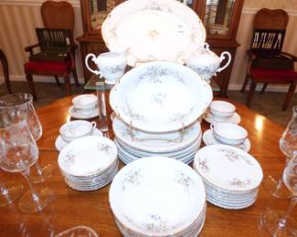 Vintage China Set by Japan "Forget Me Not"