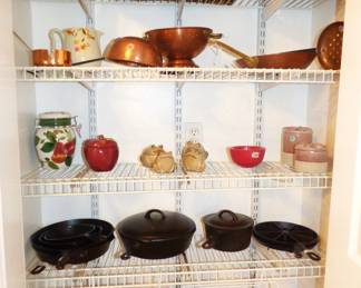 Cast Iron Cookware, Copper Cookware, etc