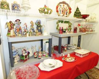 Christmas Items : Jim Shore, Fitz & Floyd, Lenox, Christopher Radko, etc