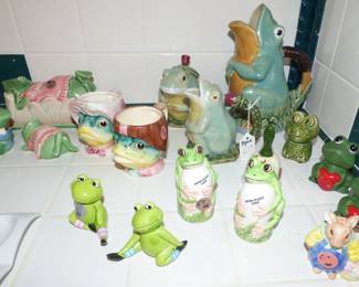 Frog Salt & Pepper Shakers, Etc