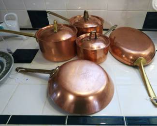 Copper Paul Revere Cookware See Next Picture
