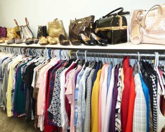 Ladies Designer Clothing, Purses Shoes.  Coach, Michael Kors, Le Suit, Kaspar etc