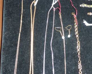 14K Gold Rings, Necklaces, Earrings