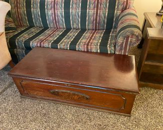 Sleeper Sofa/Cedar Chest with legs (inside)