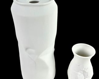 Rosenthal Do Not Litter Can & Phases Vase