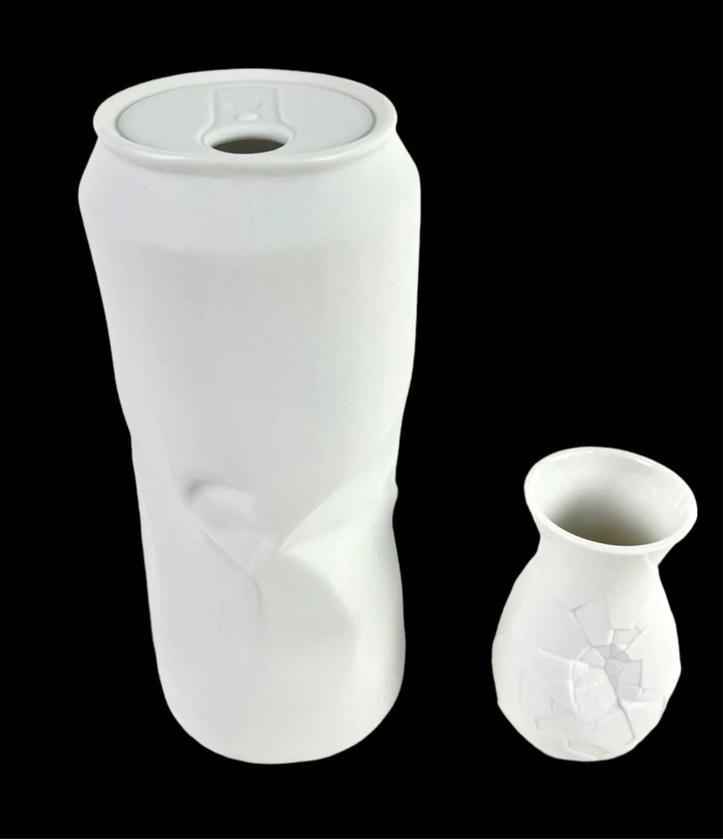 Rosenthal Do Not Litter Can & Phases Vase