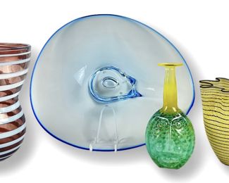(4) Kosta Boda Glass Works