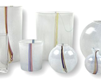 (7) Bertil Vallien For Kosta Boda Vases