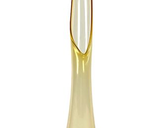 MCM Yellow Swung Glass Vase