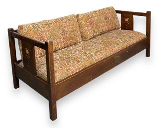 Stickley-Audi Inlaid Settle