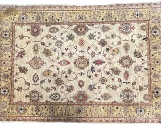 Extra Large Hand Made Area Rug 129" x 184"