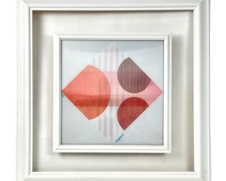 Yaacov Agam "Contradiction" Agamograph