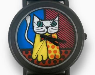 Romero Britto "The Cat" Watch