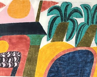 Carol Summers "Basholi" Woodcut