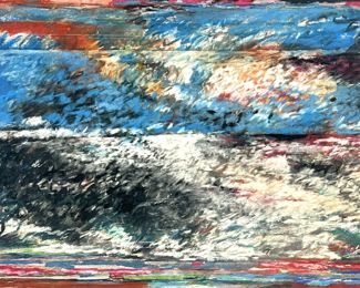 Roger Kast Pastel On Paper 1987