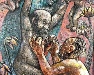 Bob Paul Kane Oil on Board