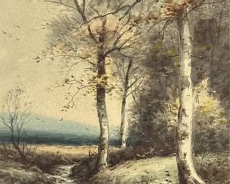 George Ernest Colby Watercolor on Paper