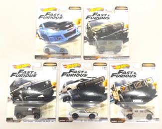 NEW MINT on Cards Hot Wheels Fast and Furious Off Road Complete Set of 5	
