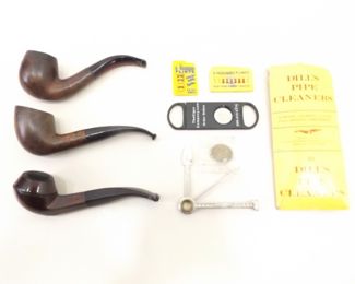 Lot of Antique and Vintage Smoking Pipes and Paraphernalia&nbsp;	
