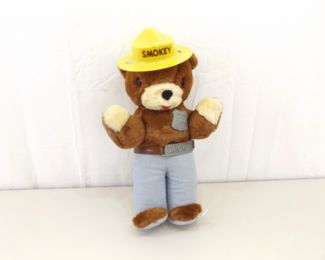 Authentic 1960's MINT Condition Ideal Smokey The Bear Plush Doll	
