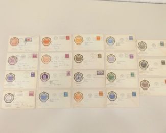 Lot of 19 - 1938 First Day Cover US Stamps	
