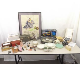 Large Lot of Misc. Collectibles and Household	
